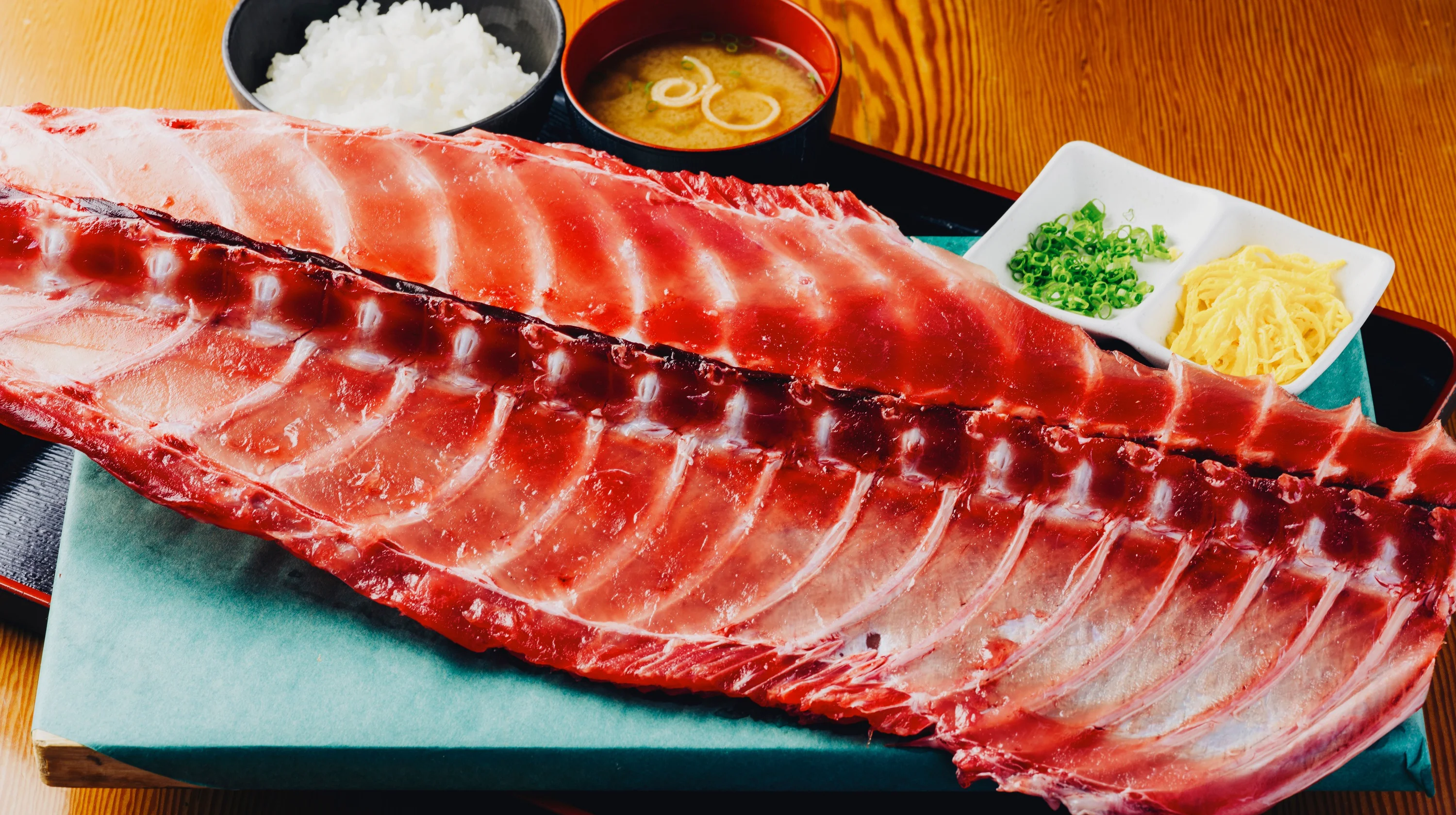 Tuna Nakaochi (Rib Meat) Set Meal