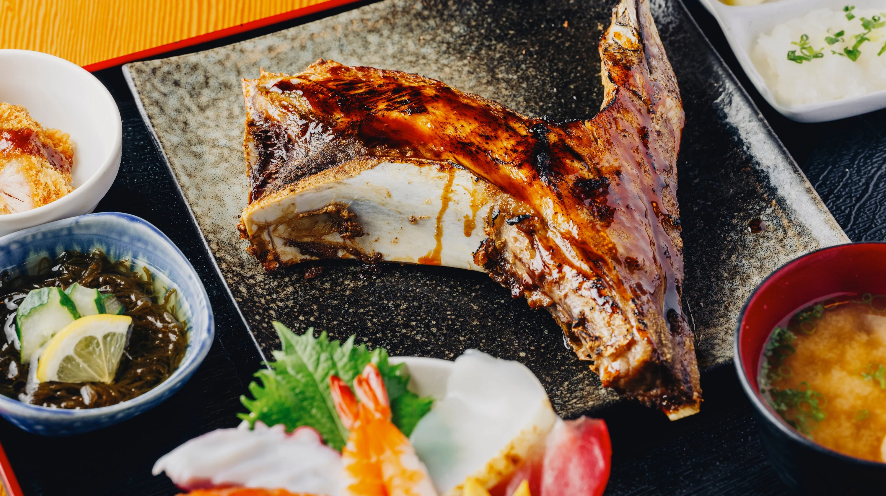 Grilled Tuna Collar Feast