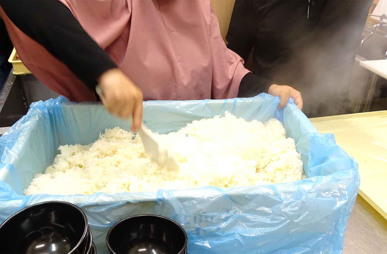 お弁当の酢飯